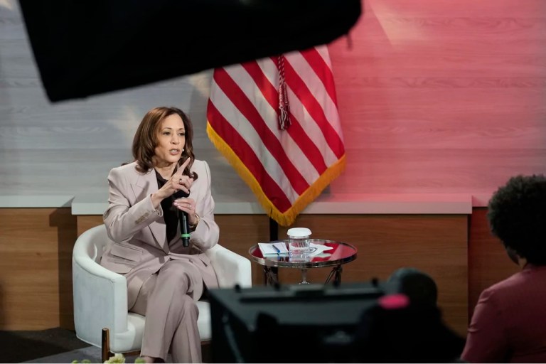 Kamala Harris makes one thing clear