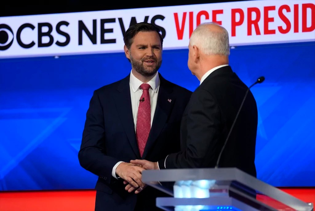 Seven times Walz and Vance agreed during the VP debate