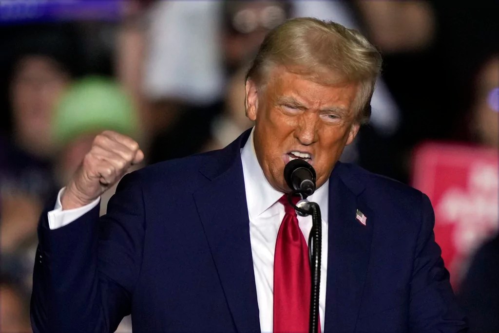 Trump sues CBS over edited ‘deceitful’ Harris interview