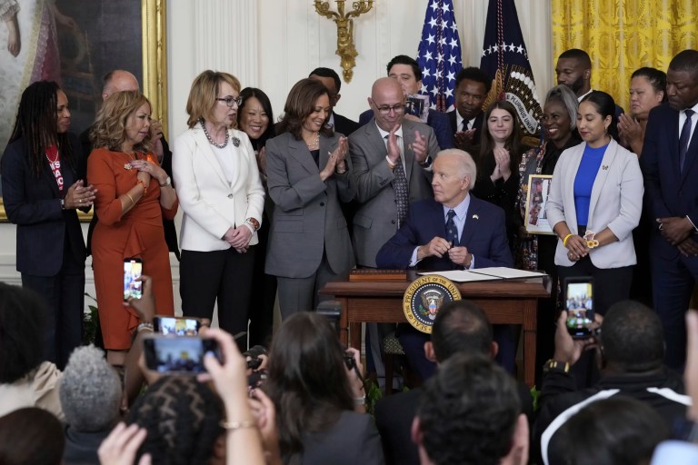 Gun sales higher since Harris replaced Biden as 2024 nominee