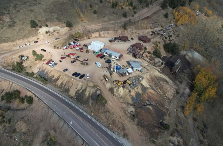 One person dead and a dozen trapped 1,000 feet inside former Colorado gold mine