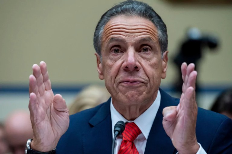 Former New York Gov. Andrew Cuomo testifies before the House Oversight Select Subcommittee's hearing on the Coronavirus Pandemic on Capitol Hill in Washington, Tuesday, Sept. 10, 2024.