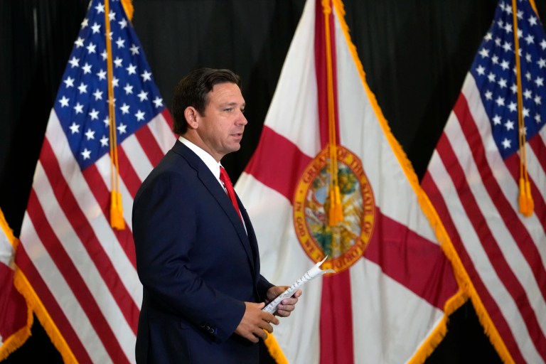 DeSantis says Milton first responders relocated before storm ravaged Tropicana Field