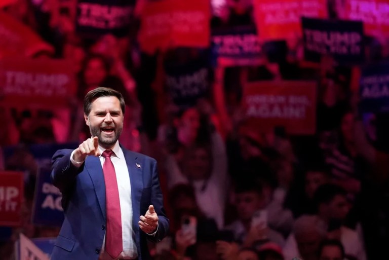 Republican vice presidential nominee Sen. JD Vance.