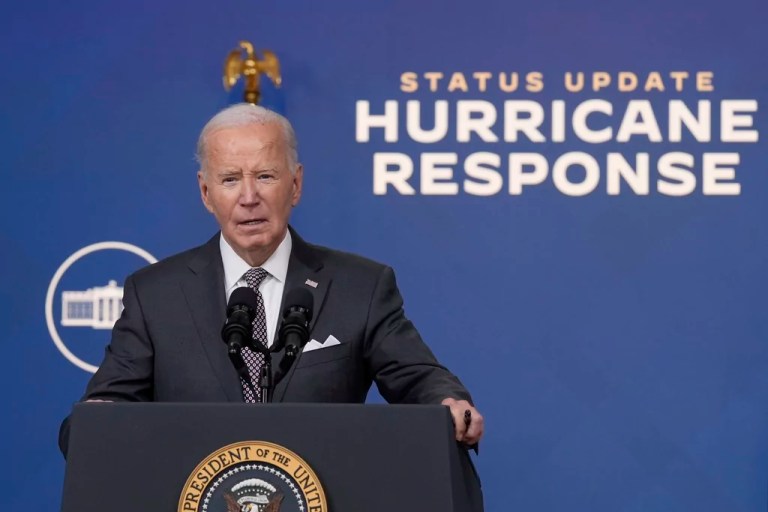 WATCH LIVE: Biden addresses federal response to Hurricanes Helene and Milton