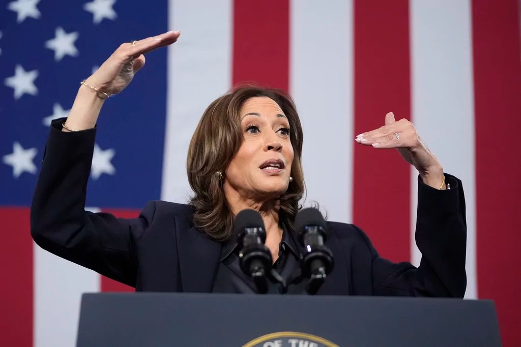 Soft Vogue spread adds to Harris’s media blitz