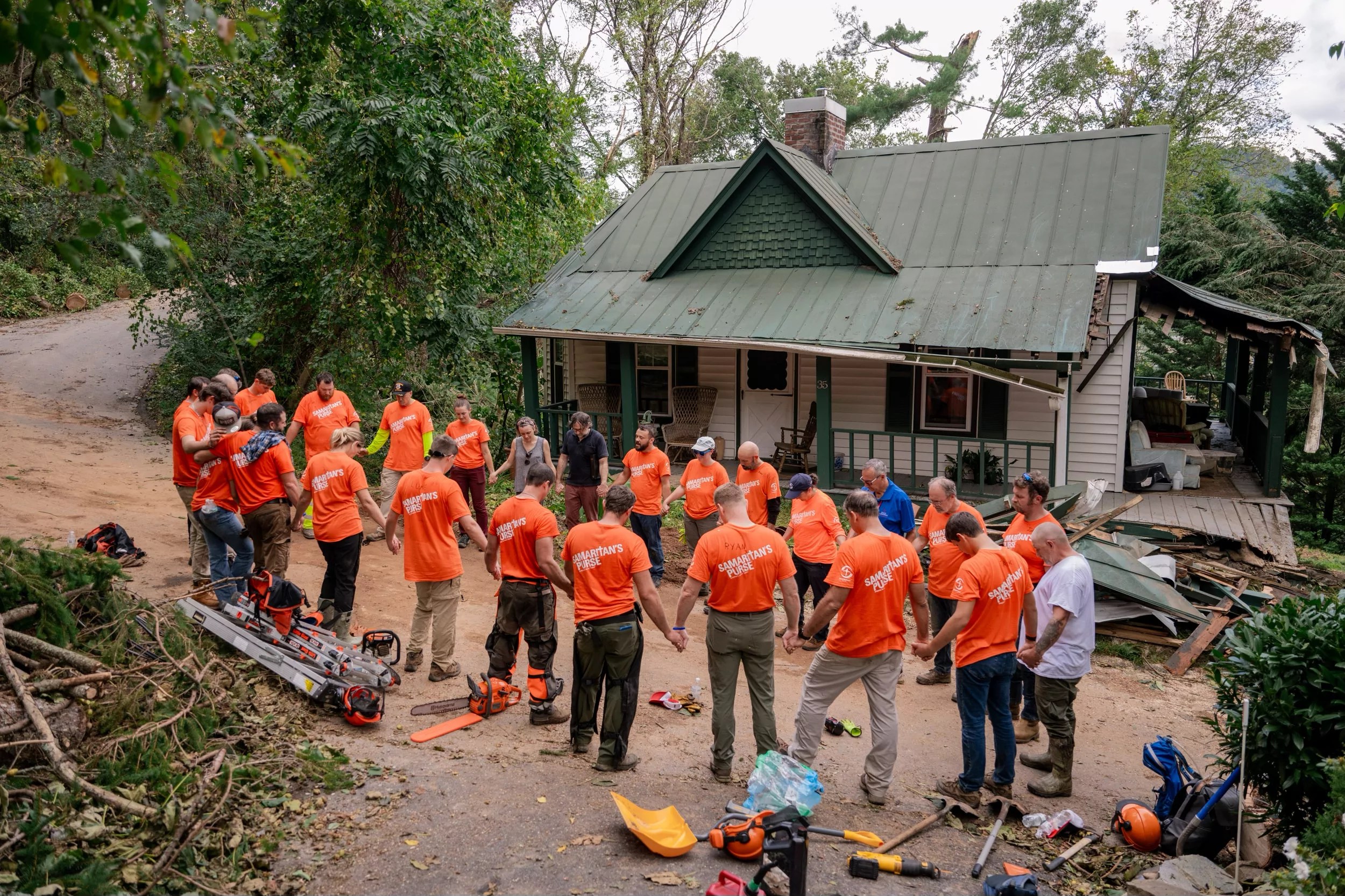 How the private sector has led the ‘front-line’ response to Helene’s clean-up