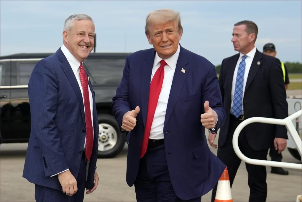 Michael Whatley sticks close to Trump in battle against Roy Cooper