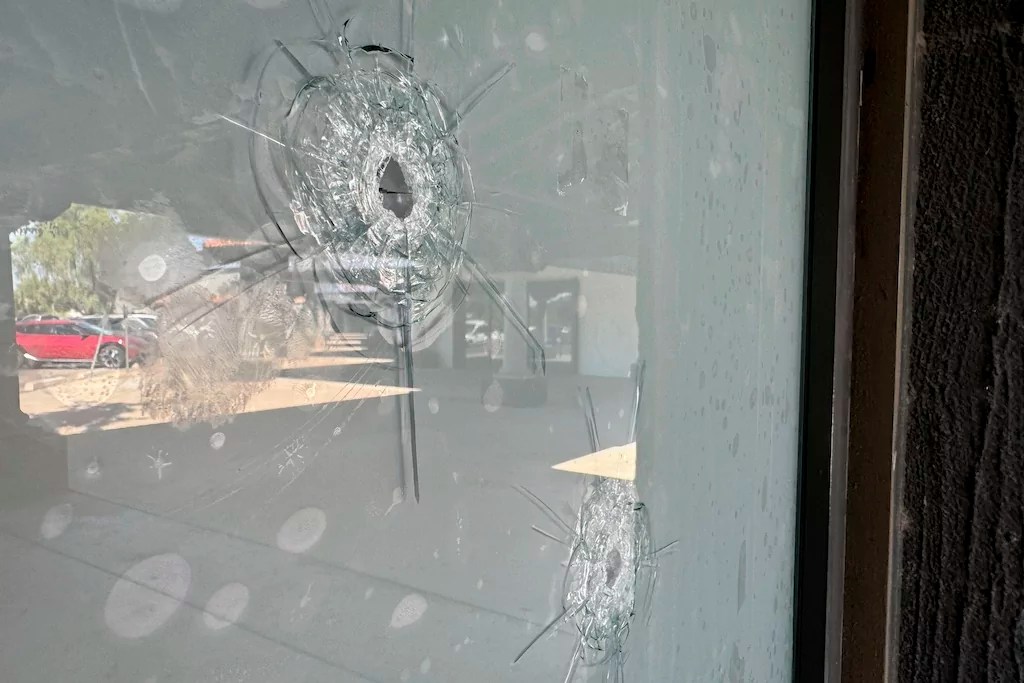 Arizona man accused of shooting Democratic campaign office charged with terrorism