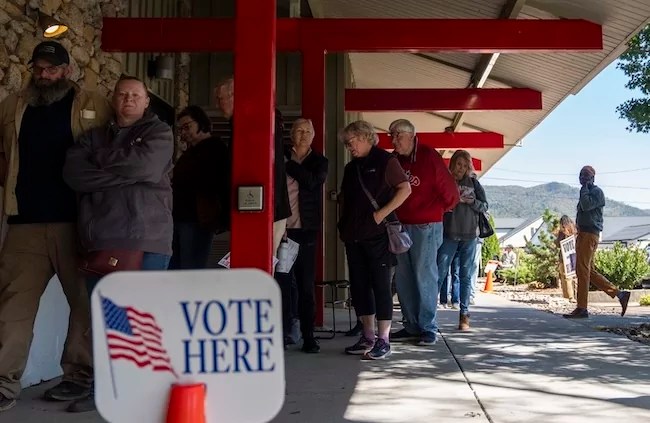First day of early voting in North Carolina could set new record despite Helene