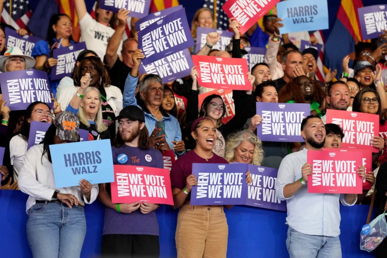 Harris banking the presidency on women rejecting Trump as their protector