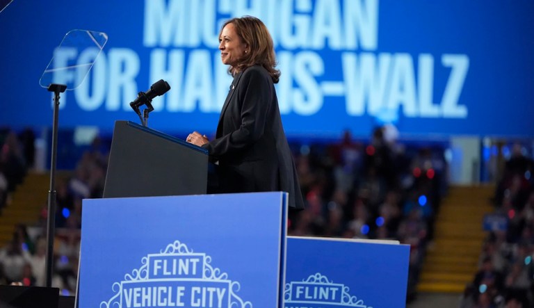 Harris tells Michigan voters: If you like your car, you can keep it