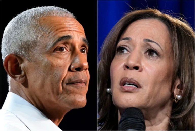 Harris seeks to rival Trump’s showmanship with star-studded lineup
