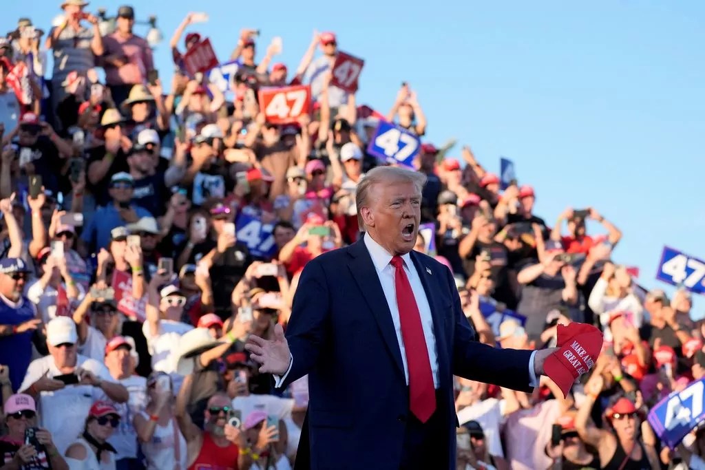 WATCH LIVE: Riverside County police hold press conference after arrest outside Trump Coachella rally