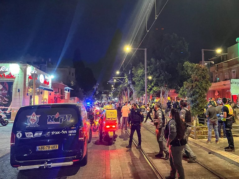 Six killed and nine injured in Tel Aviv shooting in suspected terrorist attack