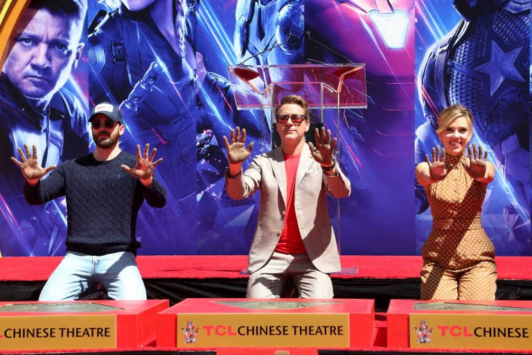 Millionaire Marvel actors assemble to endorse Harris