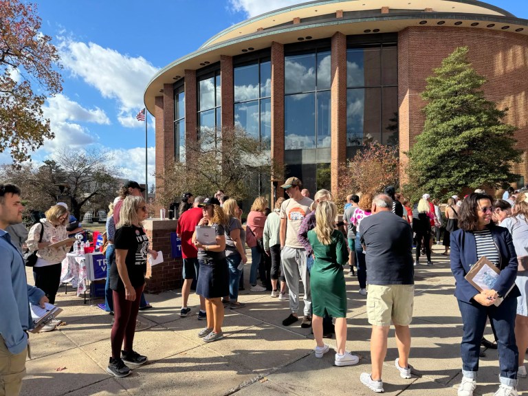Trump supporters make the most of Pennsylvania early voting legal win