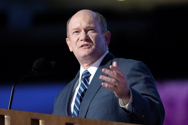 Chris Coons’s Fox News interview gets testy over Trump tariffs and early voting