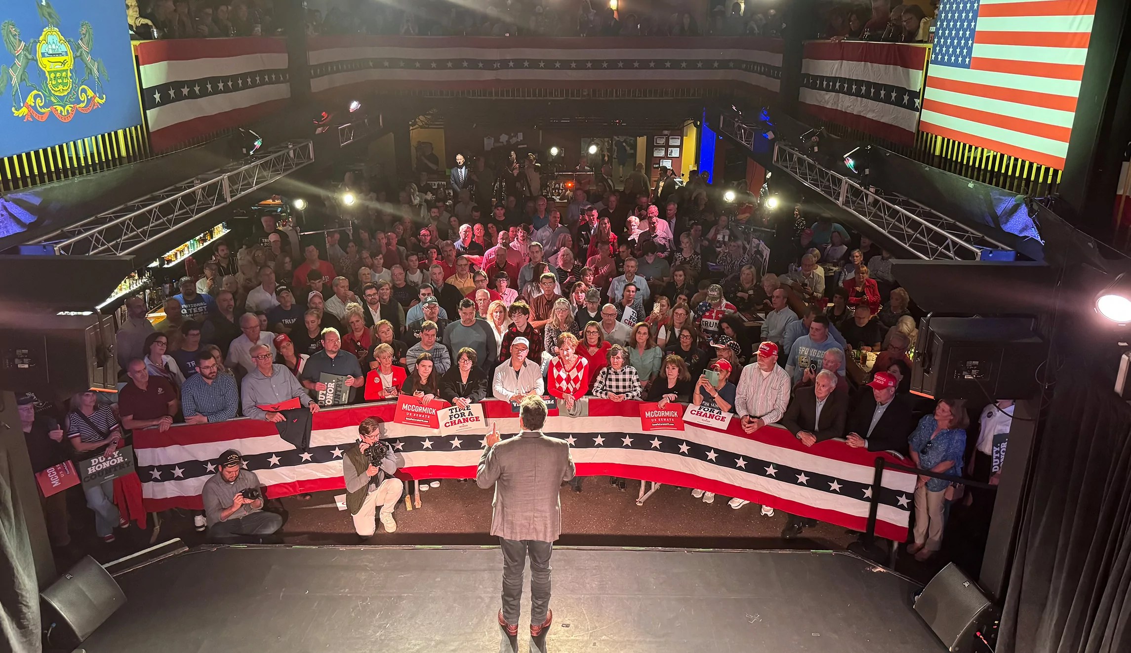 Pennsylvania Republican McCormick is hitting the right notes
