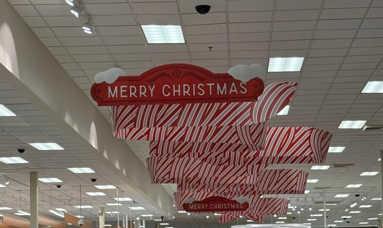 ‘Merry Christmas’ signs spotted at Target as ‘gay Santa’ phased out