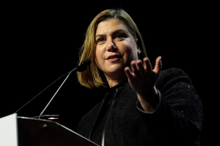 Slotkin accuses GOP of ‘anti-immigrant hate’ before espousing right-wing migrant argument