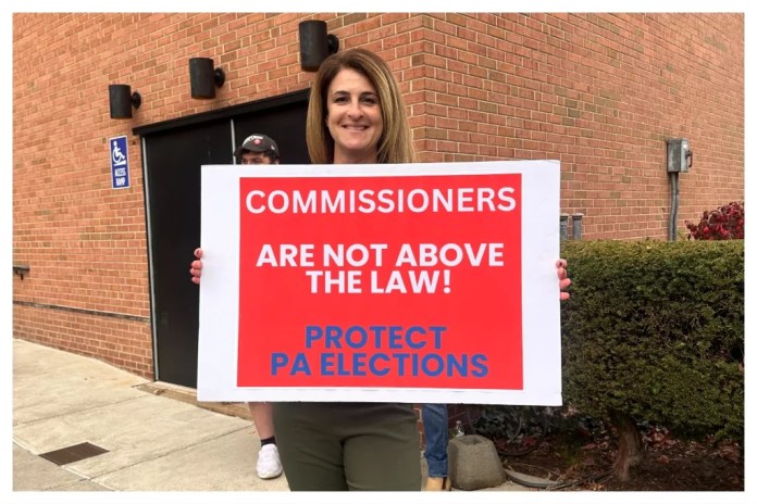 Bucks County commissioner blames overturning Roe v. Wade for her election interference