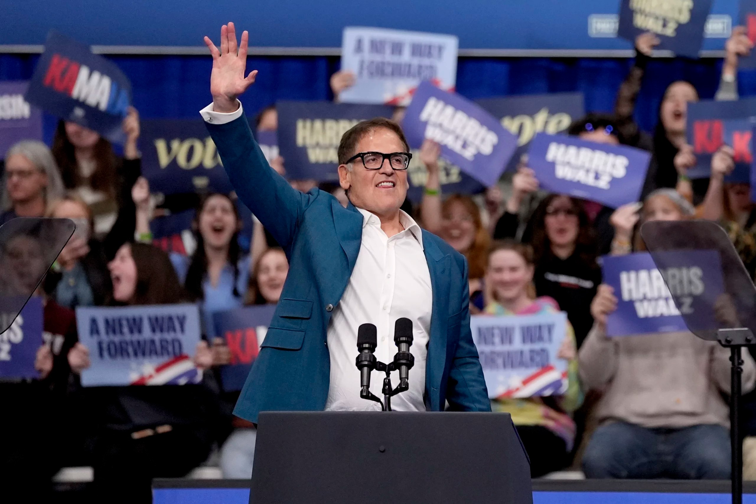 Harris celebrity surrogates from Mark Cuban to LeBron James admit defeat