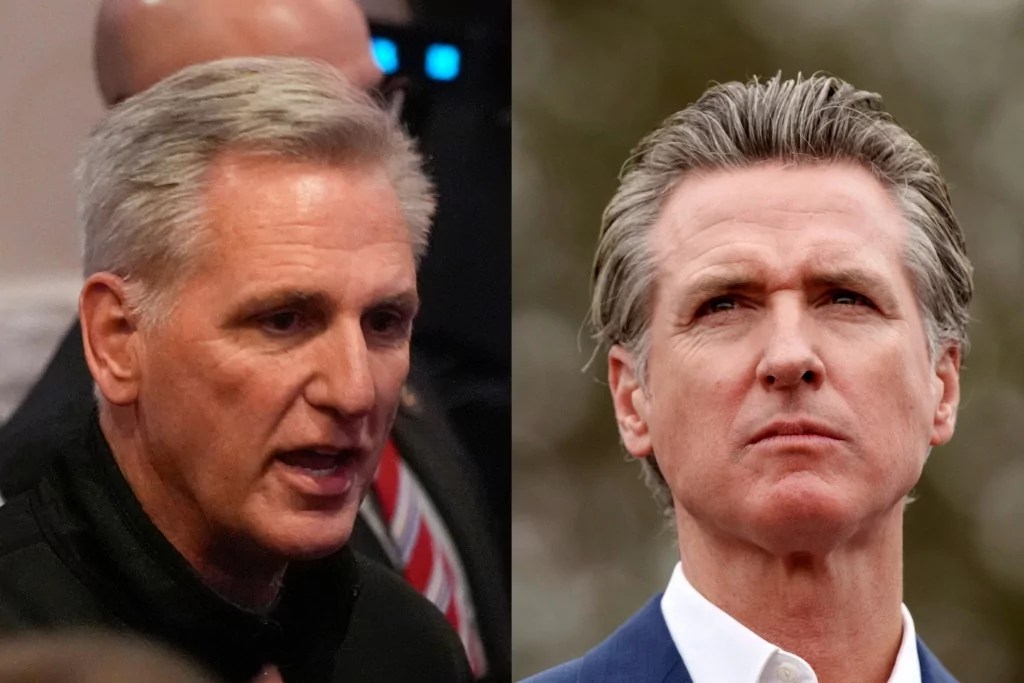 McCarthy argues Newsom has no future over ‘insane’ attacks on California