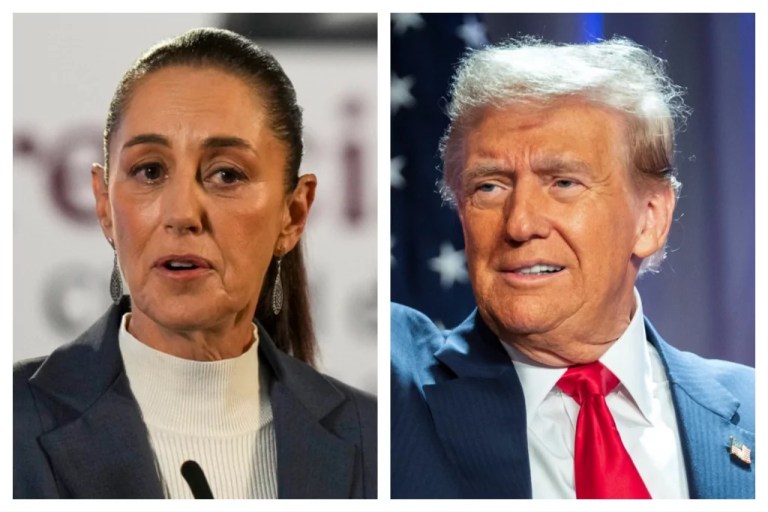 Trump and Mexico’s Sheinbaum miles apart over closing of shared border