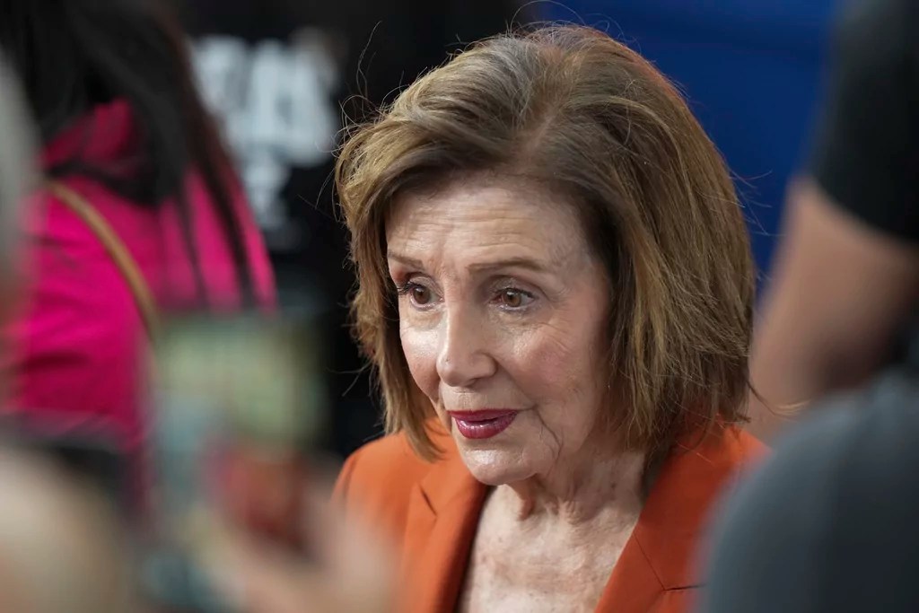 Social media speculates about Donna Brazile and Nancy Pelosi’s animated exchange at Harris concession speech