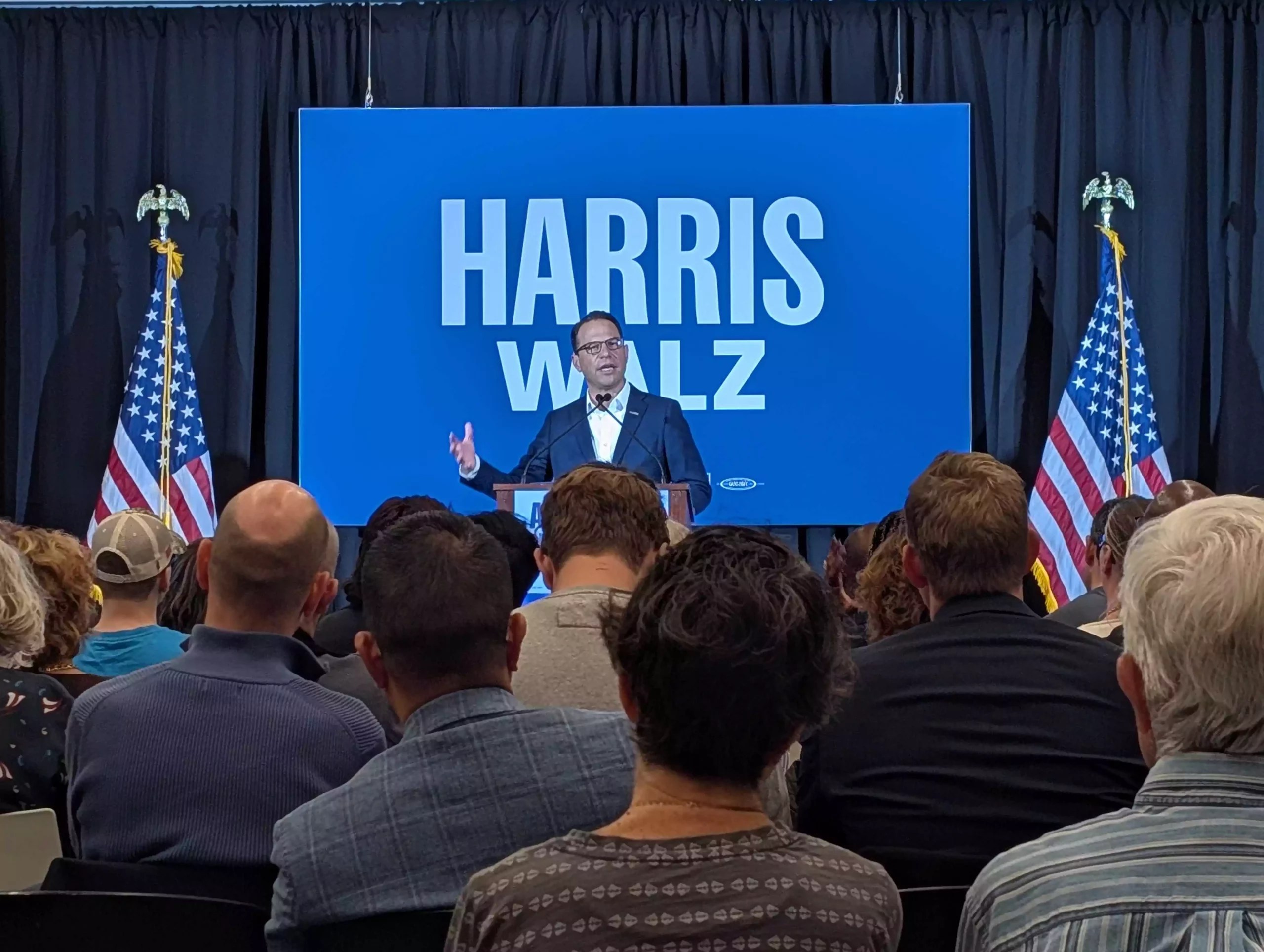 Shapiro says Harris will be his ‘partner in the White House’ in plea to Pennsylvania voters