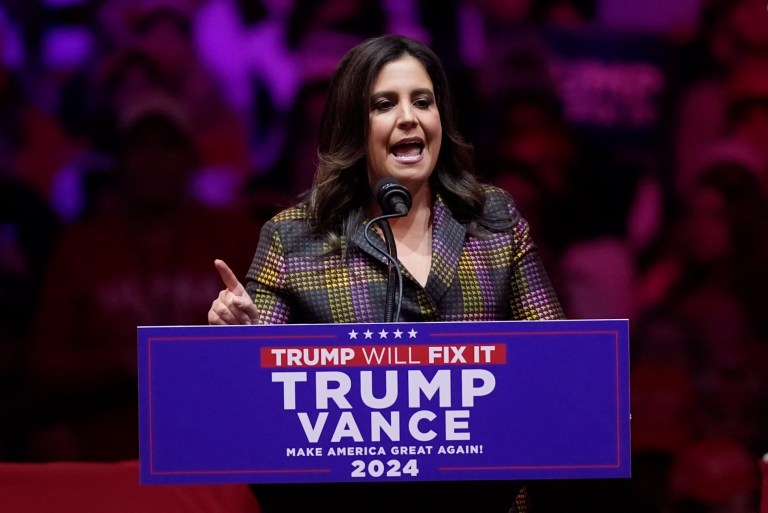 Elise Stefanik cites ‘unprecedented’ chaos in Trump’s uptick in Jewish support