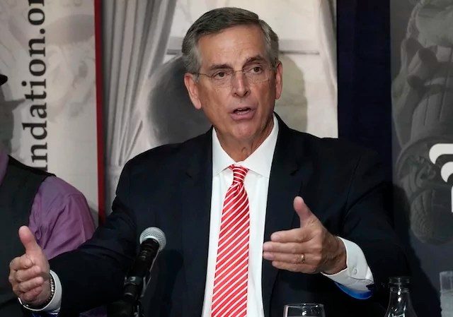 Georgia GOP chair would allow Raffensperger on Republican ticket despite delegate disapproval