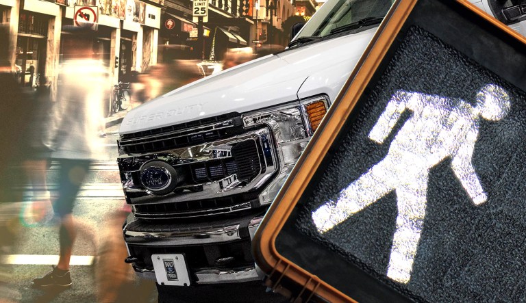 The danger big trucks pose to pedestrians is just another invented panic