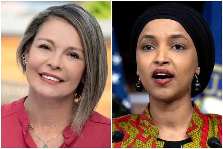 Dalia Al-Aqidi and Ilhan Omar