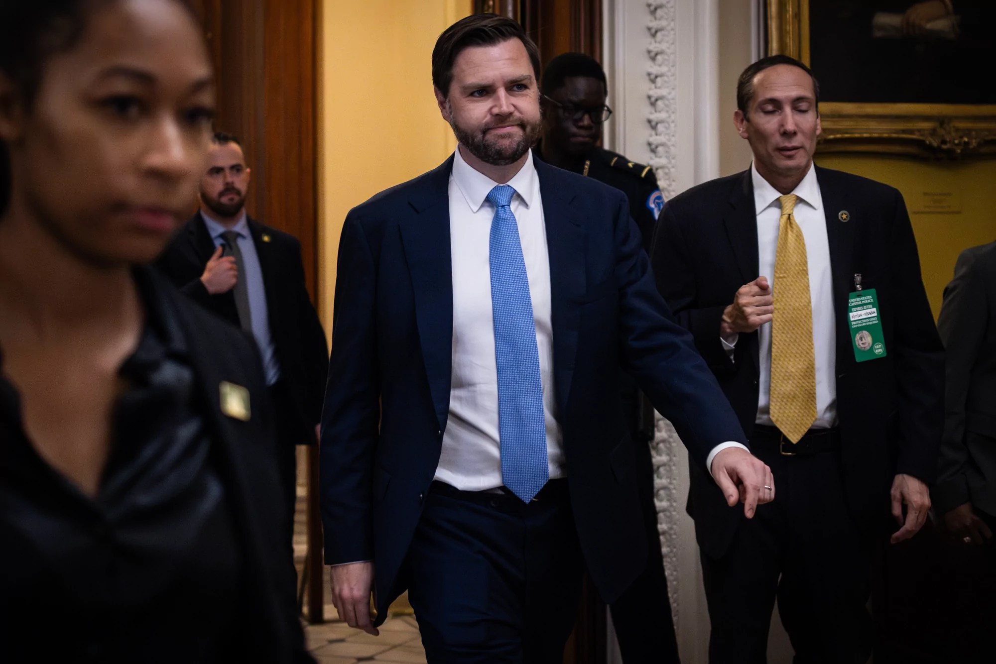 Vance helps Gaetz soften image in Senate as ethics report hangs in balance