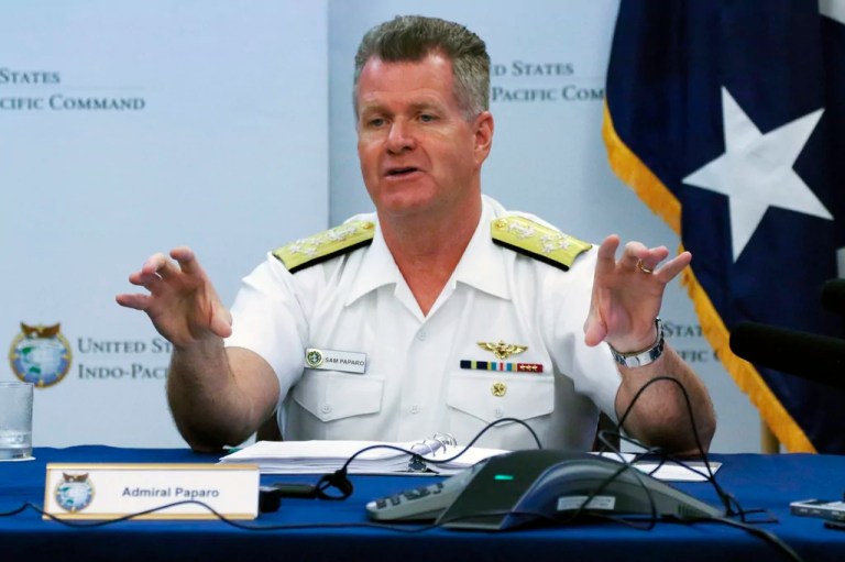 Admiral confirms Ukraine-Pacific weapons trade-off