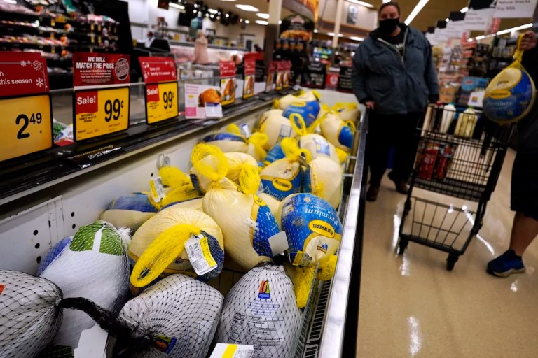 Grocery costs for Thanksgiving dinner this year reach historic lows