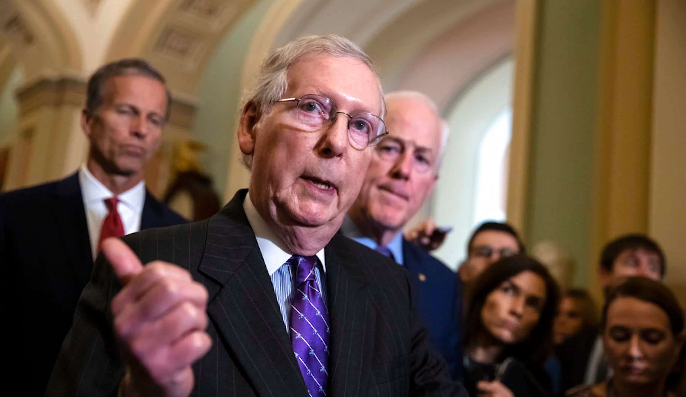 Senate Republicans ready closing pitches in race to succeed McConnell
