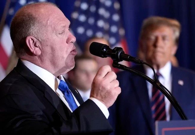 Trump taps Tom Homan as his ‘border czar,’ avoiding Senate confirmation battle