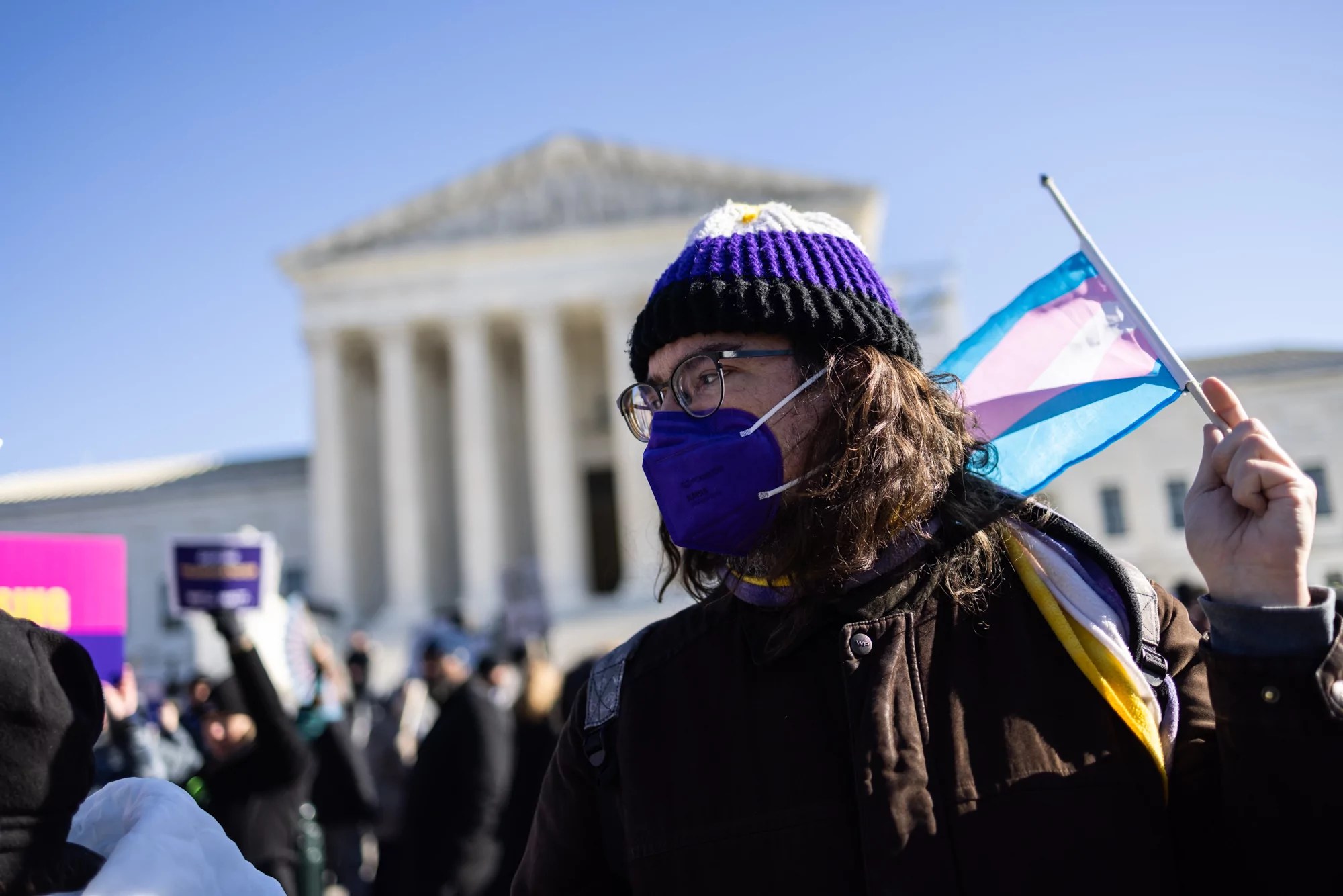 Transgender inmate sues over Trump order on biological sex