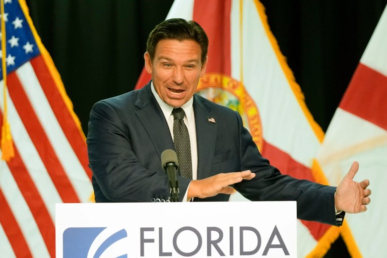 Ron DeSantis suggests he would manage disasters for ‘far cheaper’ than FEMA