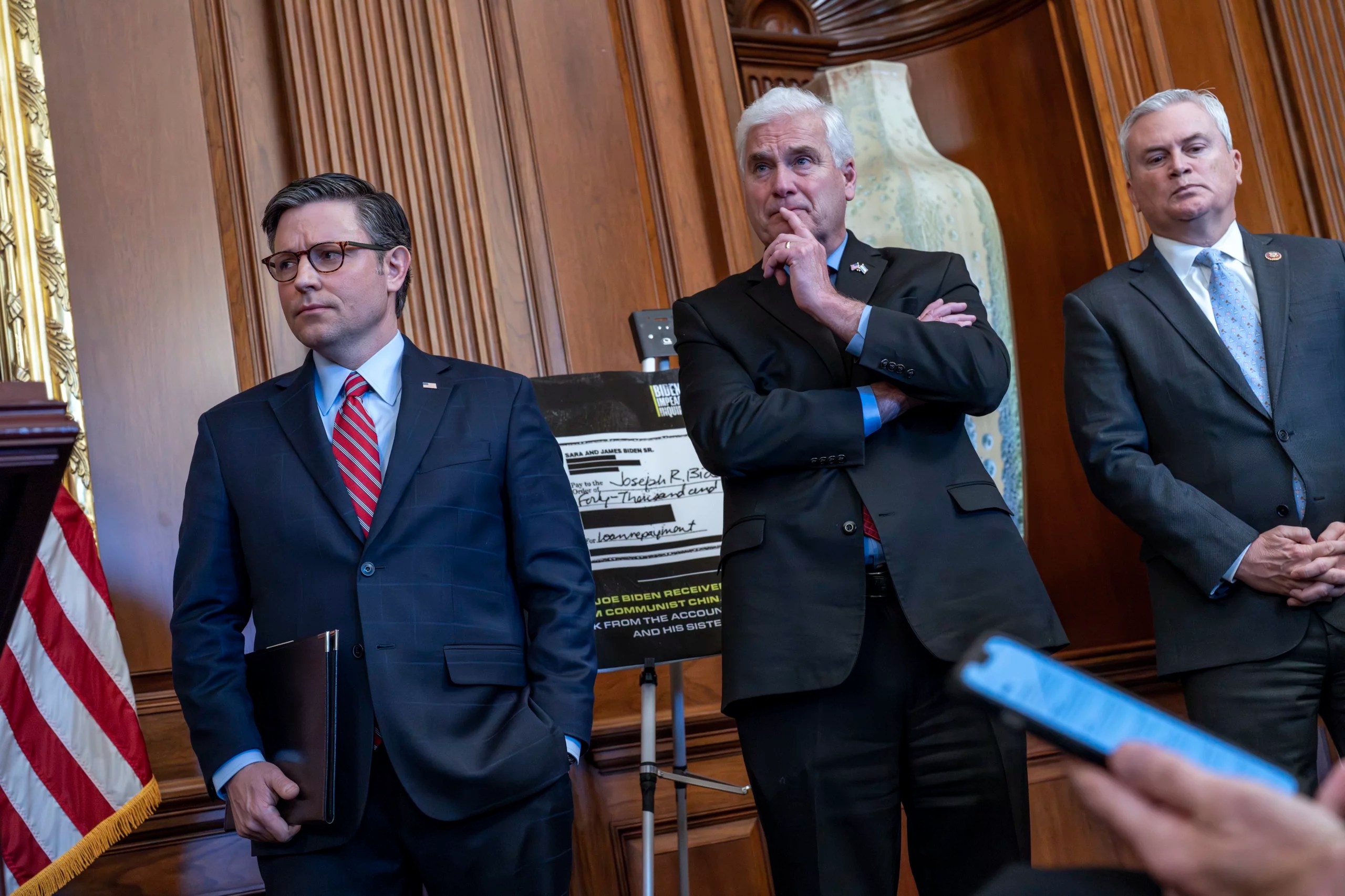 James Comer predicts Mike Johnson will remain speaker despite in-party resistance