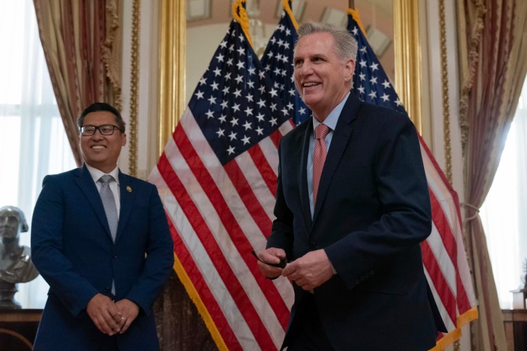 McCarthy credits Trump as ‘unifier’ for reigning in Johnson holdouts