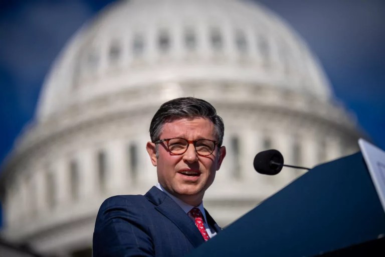 Mike Johnson berates Democrats after X post ‘mocking’ economic struggles