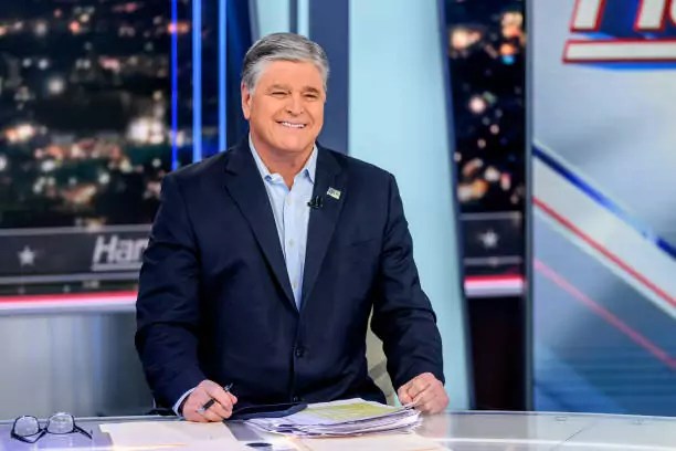 Fox News host Sean Hannity as Conor McGregor visits 