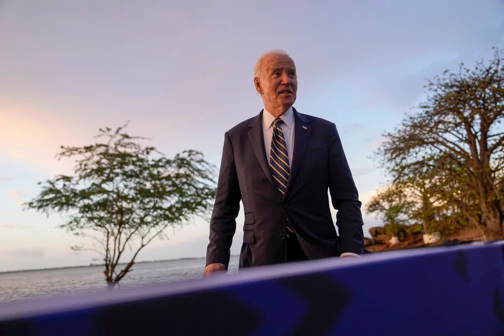 Joe Biden, corrupt career politician, crawls offstage