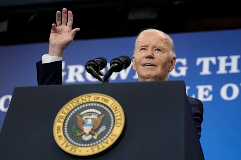 Biden gives economic farewell speech as voters say good riddance