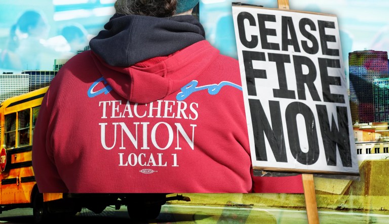 Chicago teachers want to teach Israel a lesson, not teach students