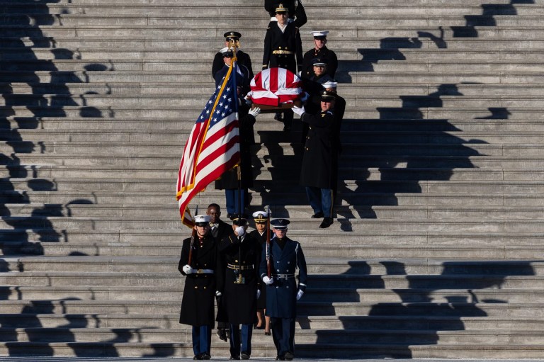 Ford and Mondale are gone but their eulogies for Carter are read